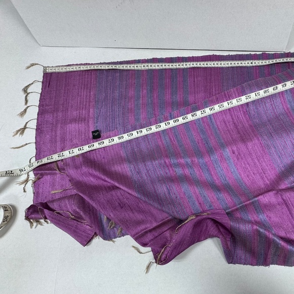 Rustic Design Silk Scarf - 72"x24" - NEW in Bag. - Picture 6 of 10